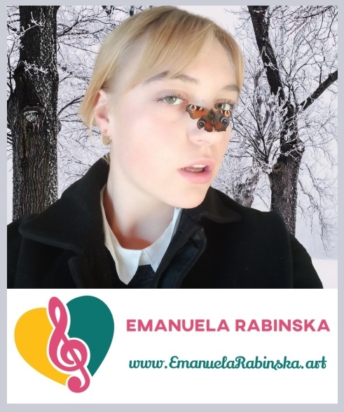 Songwriterka Emanuela Rabińska na zdjęciu z videoclipu do Chanson de geste Piosenka dla taty